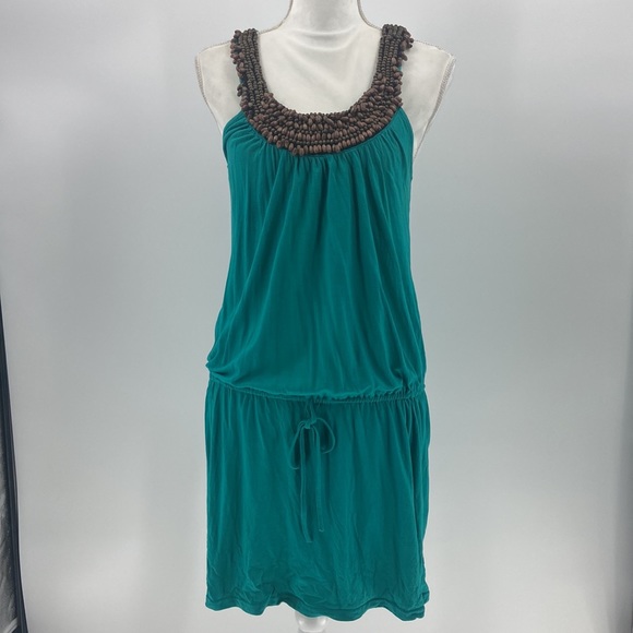 Wet Seal beaded sundress boho style large - Picture 9 of 14